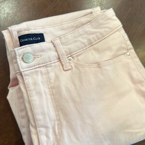 Charter Club Women's Straight Leg Jeans - Light Pink